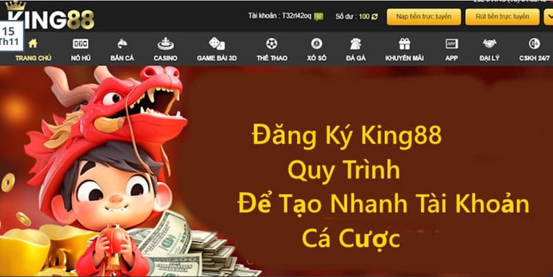 đăng ký KING88