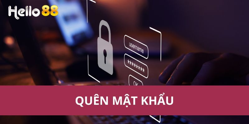 Giao diện tính năng quên mật khẩu trên trang chủ